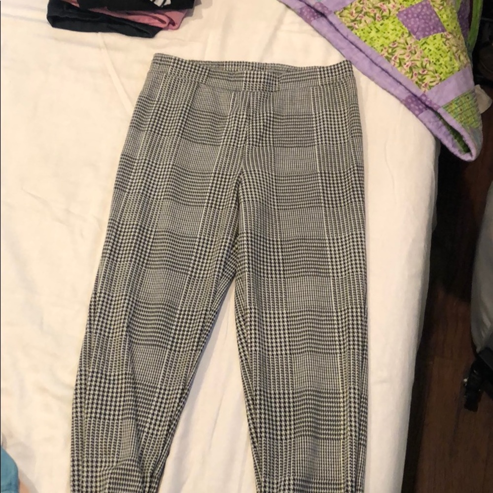 Gingham pants